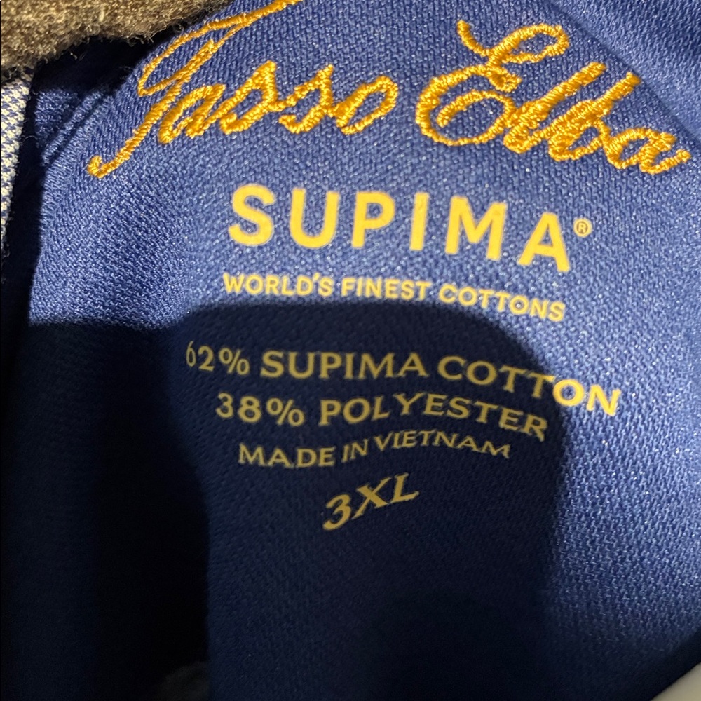 Tasso Elba Men's Blue Short Sleeve Shirt - Picture 2 of 8